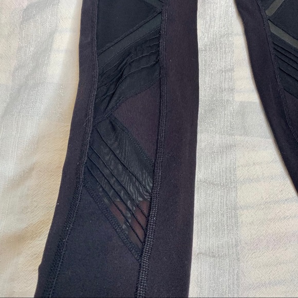 ALO High-Waist Ultimate Legging Mesh Panel Black S - Picture 12 of 15